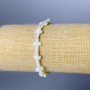 Mother-of-Pearl Bracelet 'Cross', diameter 8×13×3 mm ±, length 18 cm (stretch)