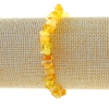 Amber Shard Bracelet, diameter 7×4 mm, length 18 cm (stretch)