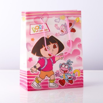 DORA Children's Gift Bag (Plastic) Dora (Dora) 6-pack