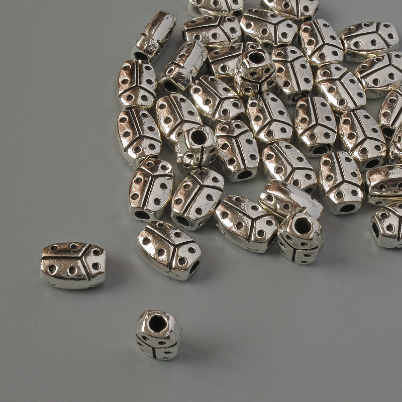 Bead-insert Findings, diameter 5x7, 5x3, 5 mm – packaging 38 pcs – 20 g