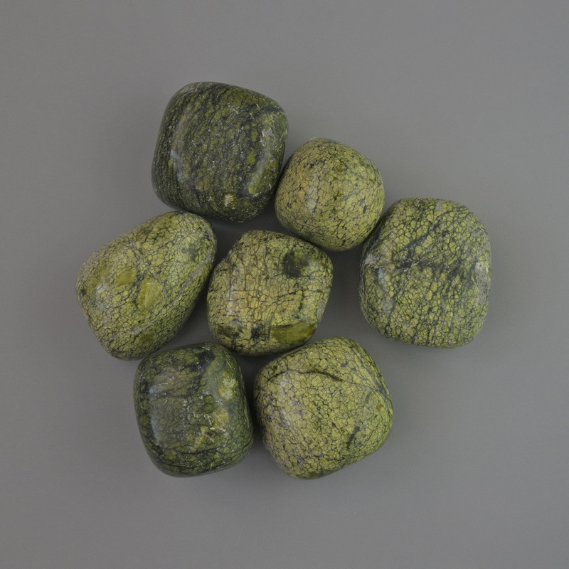 Souvenir Natural Stone Snake Agate, Tumbled, 22×20 mm (±), 100 g packaging