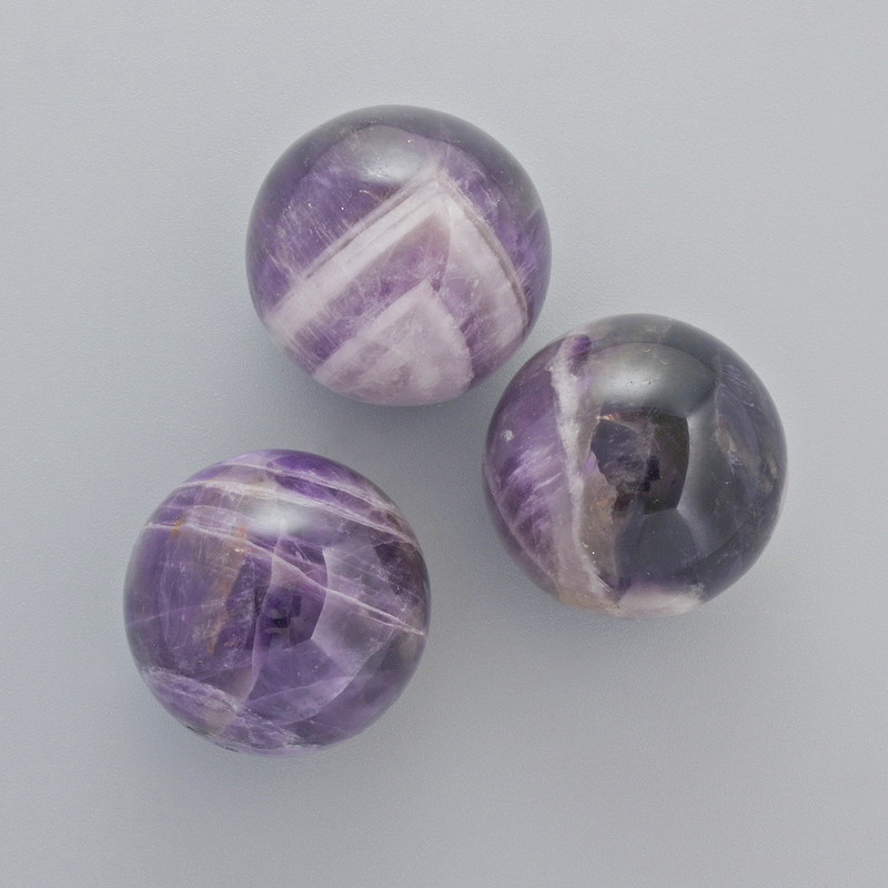 Souvenir Amethyst Natural Stone Sphere, diameter 20mm± (price per piece)