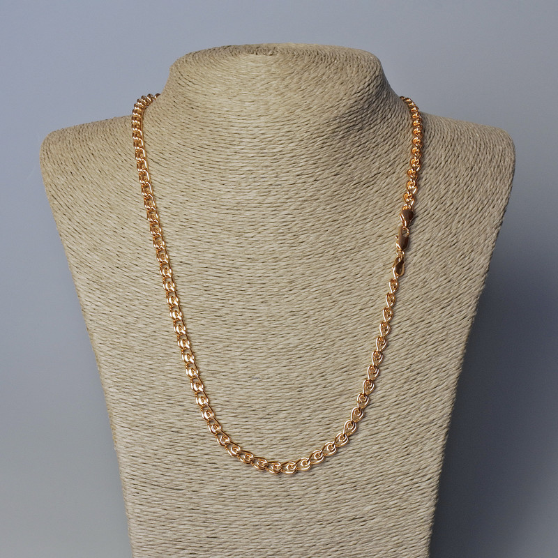 Xuping 18K Gold Plating Chain, thickness 5.4 mm, length 54 cm