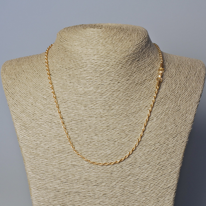 Xuping 18K Gold Plated Chain, thickness 2.5 mm, length 45 cm