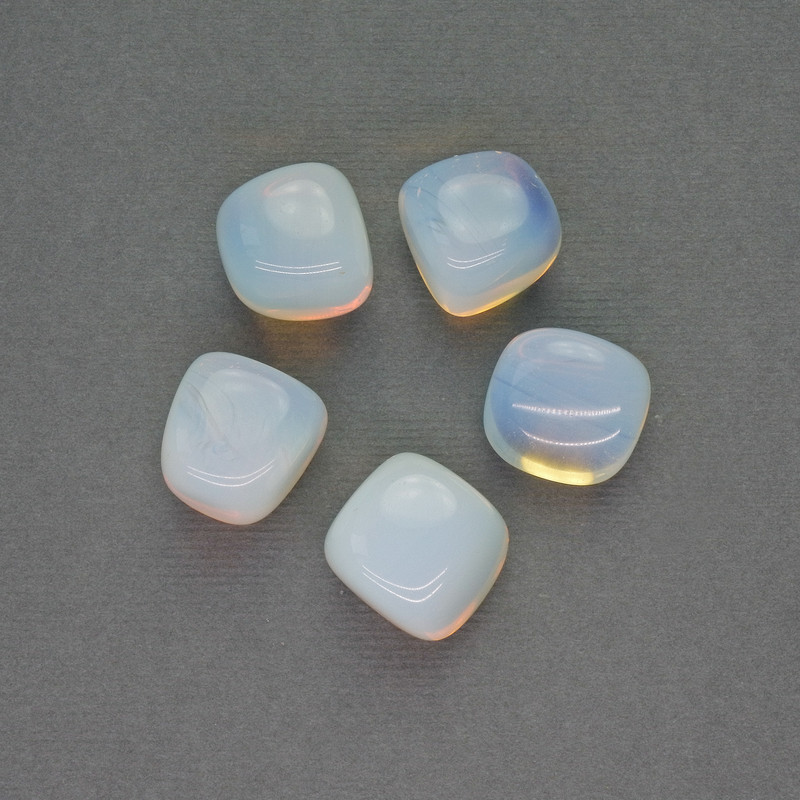Moonstone Nuggets, Un-drilled, 16x14mm (+/-) (per 100 g +/-)