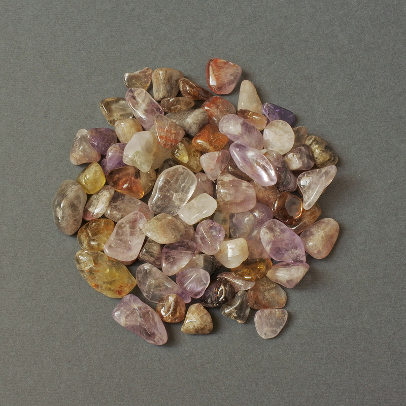 Natural Amethyst Tumbled Chips, Undrilled, 12-15×10 mm +/- (per 100 g +/-)
