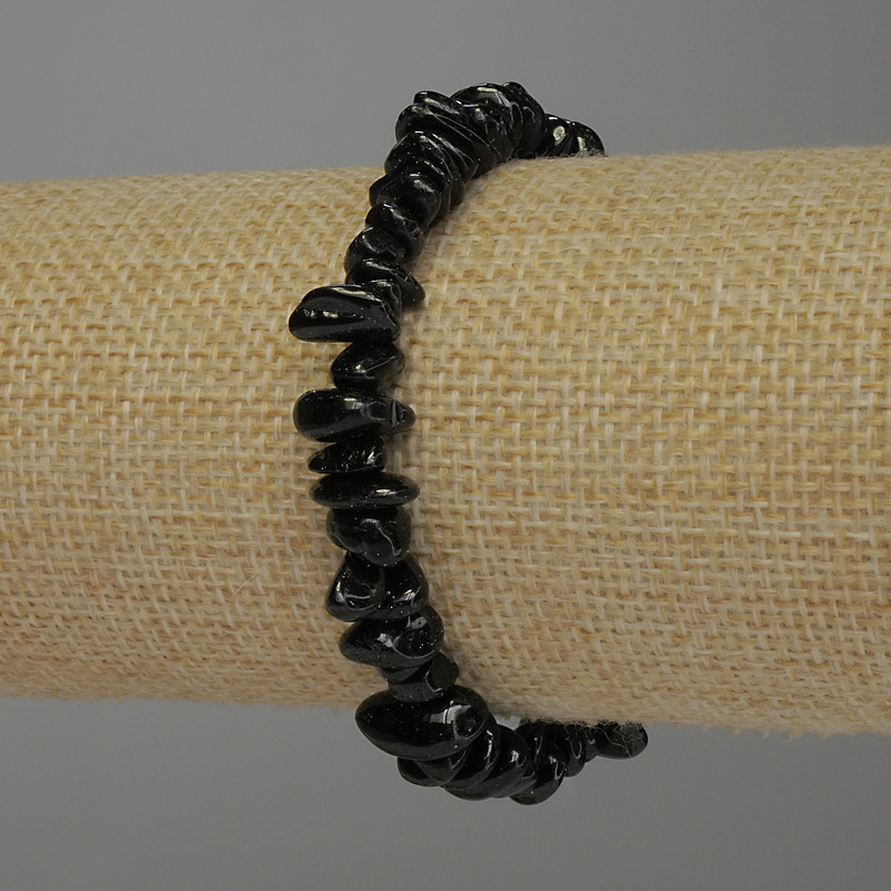 Agate Chip Bracelet, diameter 6-12×3-6 mm, length 18 cm, stretchable