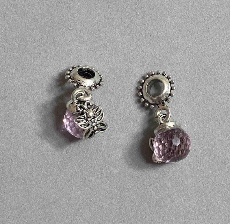 Bail fittings, diameter 24×10 mm, hole diameter 4.55 mm, pack of 2 pcs+