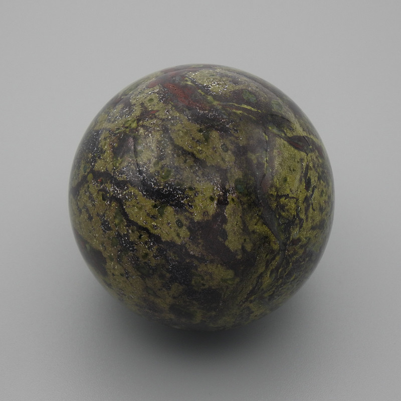 Jasper Ball 'Dragon's Blood', diameter 40 mm