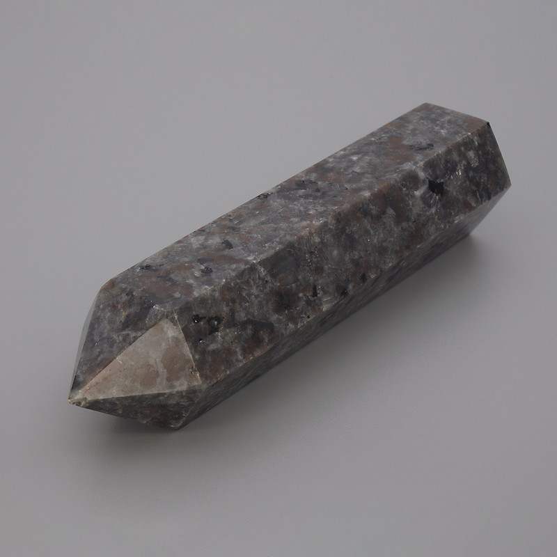 Souvenir Pencil Made of Natural Gabbro Indigo Stone, 93×23 mm ±, Assorted Sizes (per 100 g)