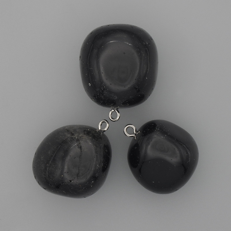 Agate cube pendant, 20×20 mm diameter, length about 25 mm