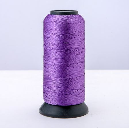 Purple nylon craft thread spool, 0.6 mm diameter