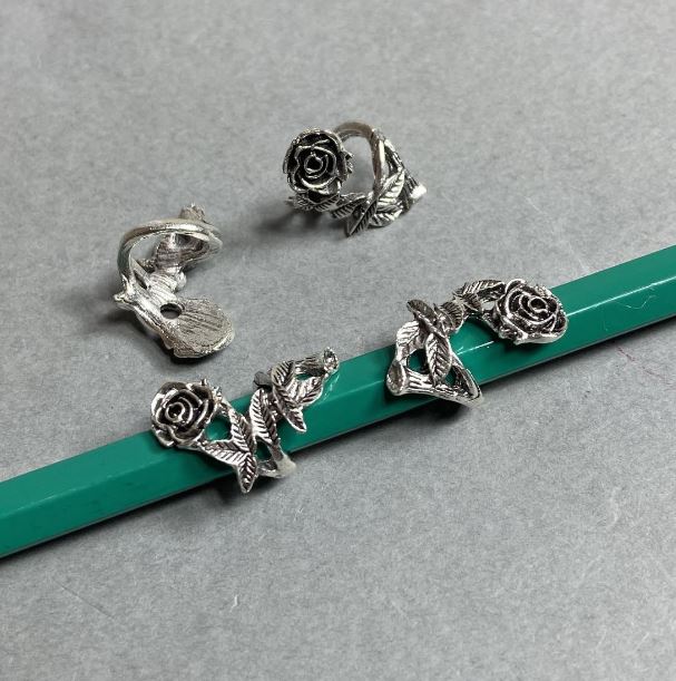 Bead insert findings in silver metal color, diameter 20×12mm ± hole, diameter 8mm ± packaging 20 g ~16 pcs +