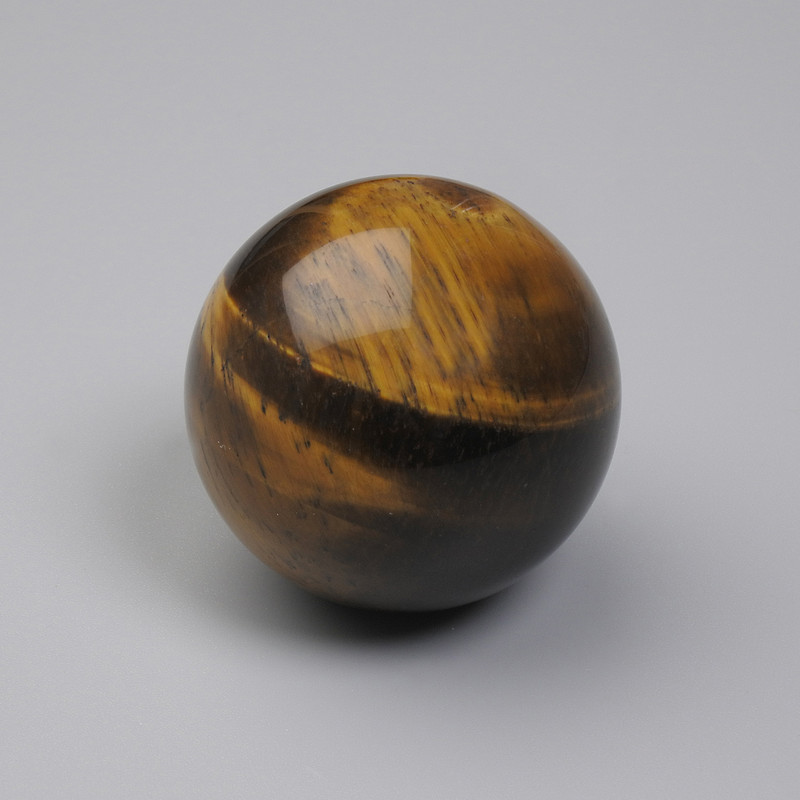 Tiger's Eye Natural Stone Sphere, 30mm diameter+