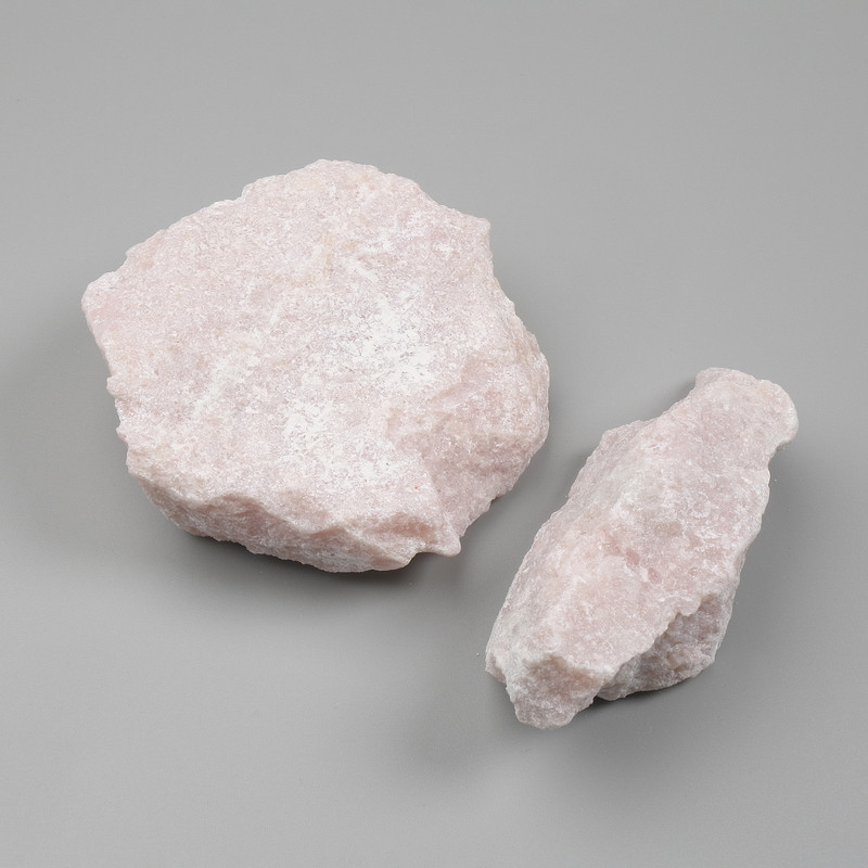 Natural rough pink quartz stone, 53×35×25 mm ± (assorted sizes) (Price per 100 g)