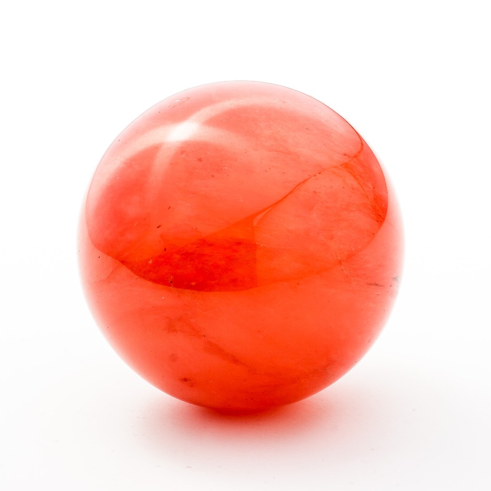 Chalcedony Ball Souvenir, natural stone, weight from 140 g, price per 100 g
