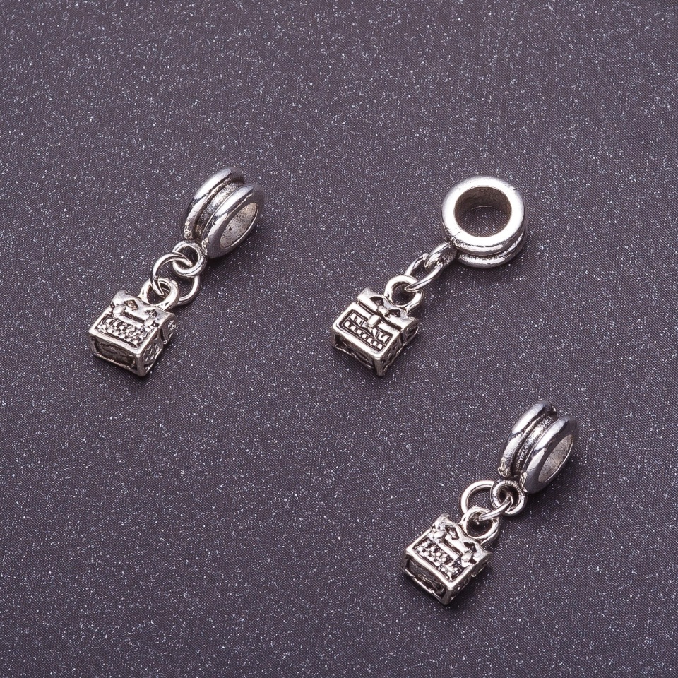 Bale with Pandora's Box Pendant, 3 cm length, pack of 5