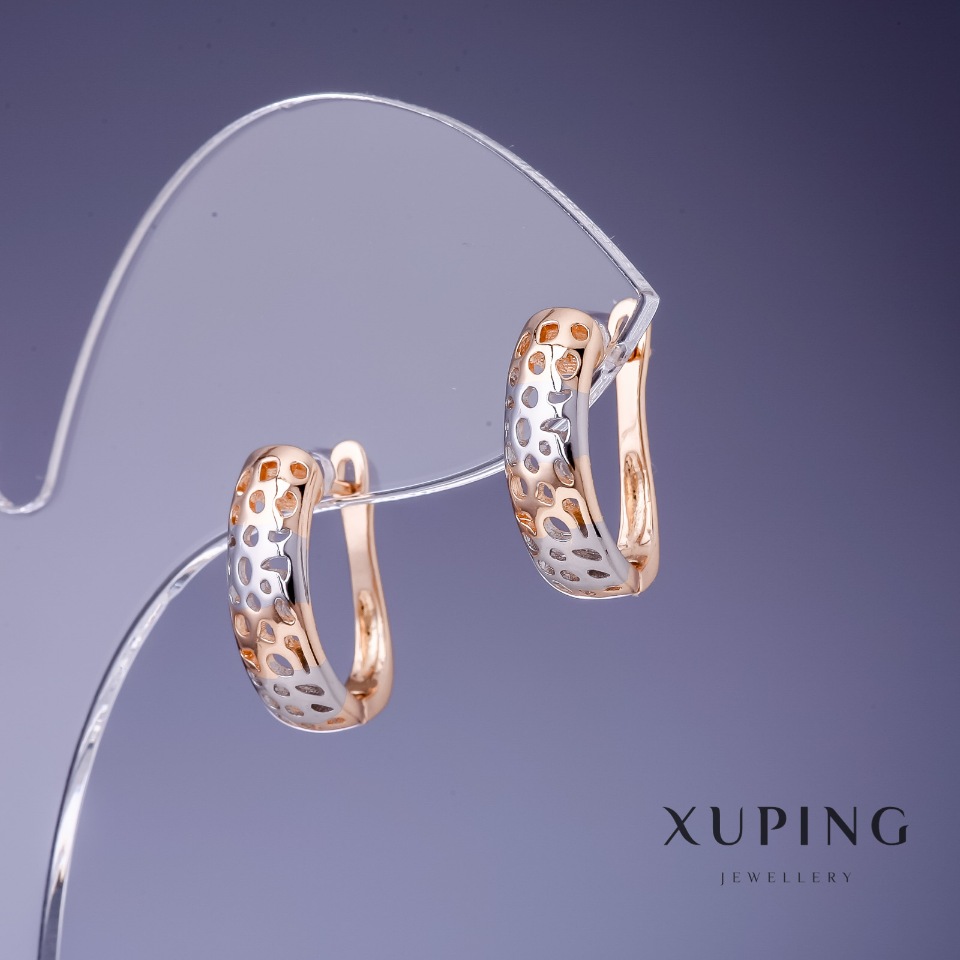 Xuping Earrings 5x16mm '18K gold'