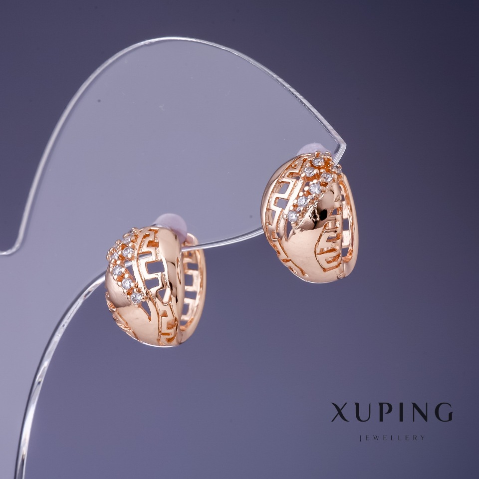 Xuping Earrings 15x9mm '18K Gold Plating'