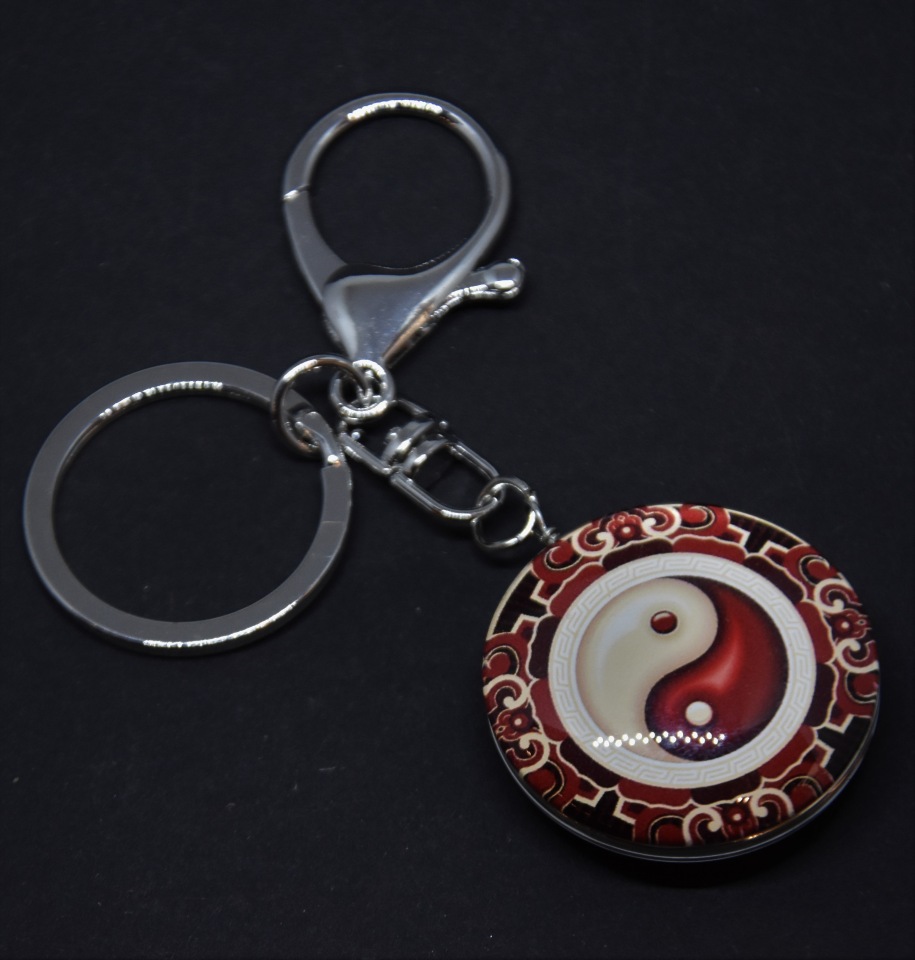 Keychain 'Yin-Yang', length 10 cm
