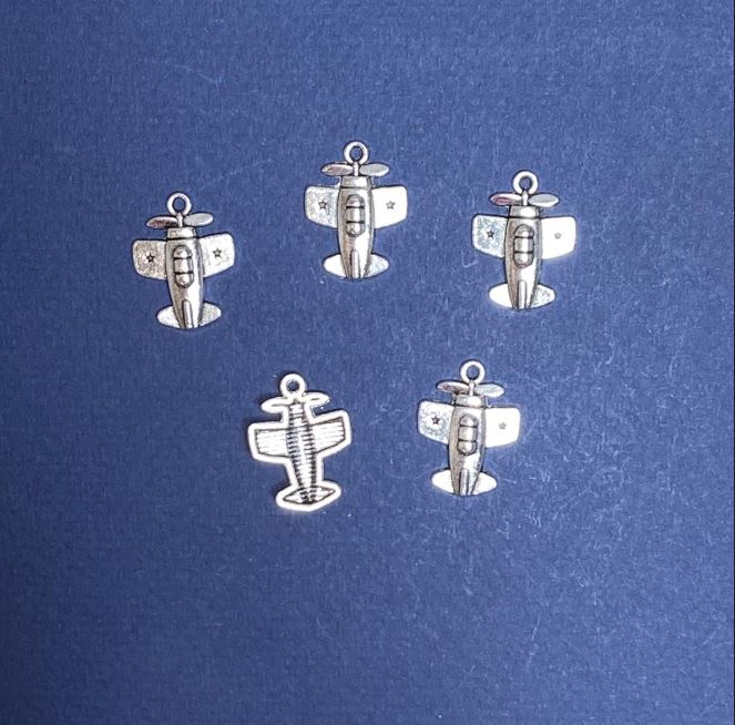 Фурнітура підвіска Літачок 15х20мм фасування 20грам + -15шт