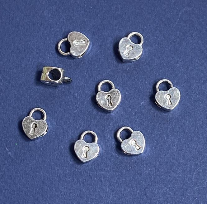 Bead insert finding, 10×13 mm, inner diameter 4 mm, packaging 20 g ± 12 pcs