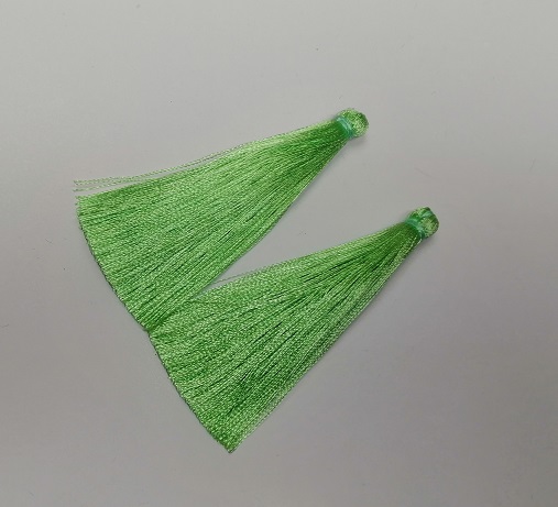 Craft blank for handcrafts Brush "Mint", 7 cm long, 7 mm diameter, pair