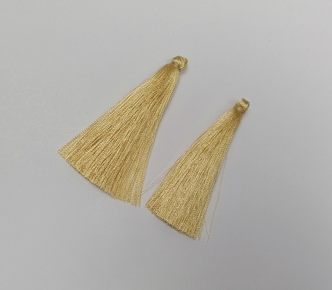 Brush 'Latte' Craft Blank, 7 cm long, 7 mm diameter, pair