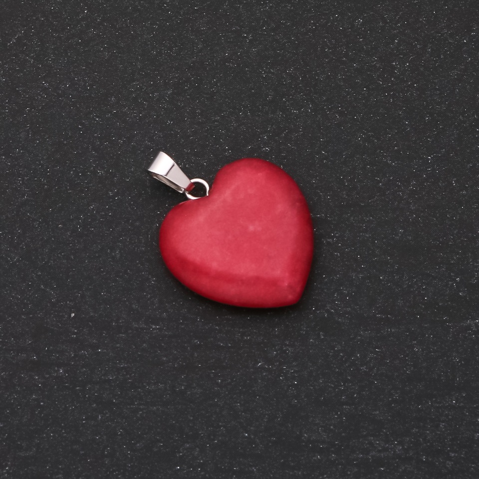 Pendant "Heart" Tourmaline 28x19x19mm (+-)