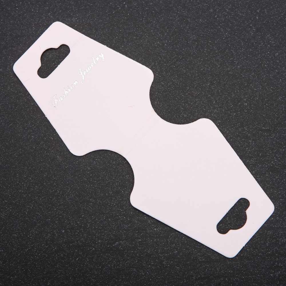 Планшетка під ланцюжок і / або браслет 10х4см картон 200 шт. / Уп