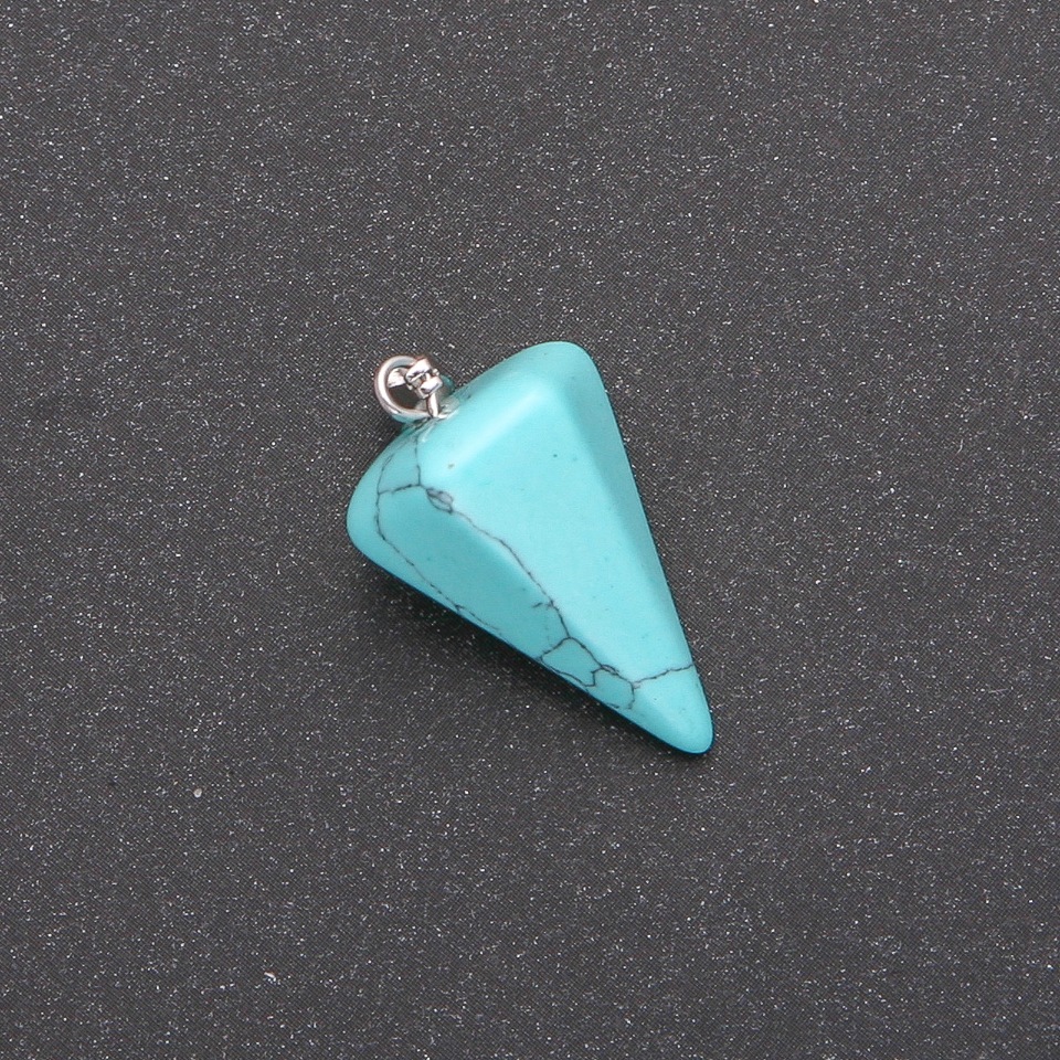 Pendant 'Pendulum' Green Turquoise 14×22×30 mm
