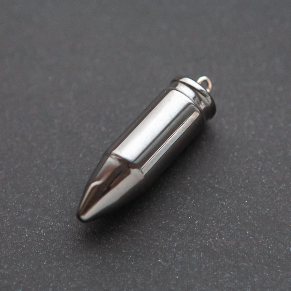 Кулон Куля з натурального каменю Гематит, діаметр 12х43мм