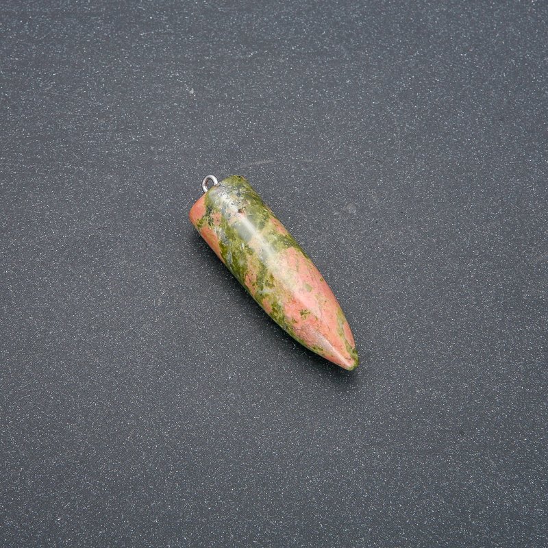 Unakite Ball Pendulum Pendant, 13×40×45 mm (+-)
