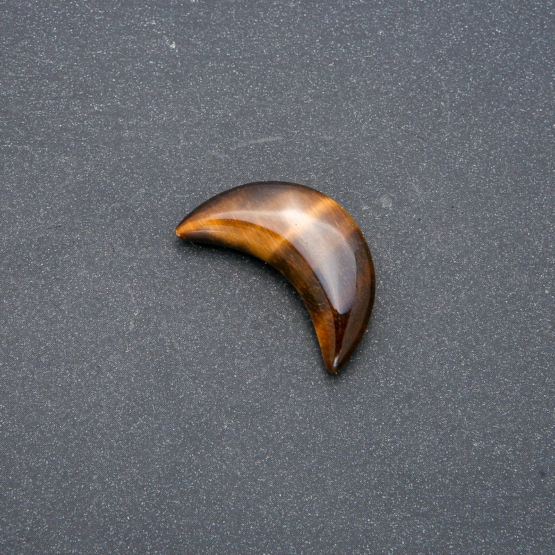 Crescent Moon made of Tiger's Eye Stone 12x30x8 mm (+-) without hole