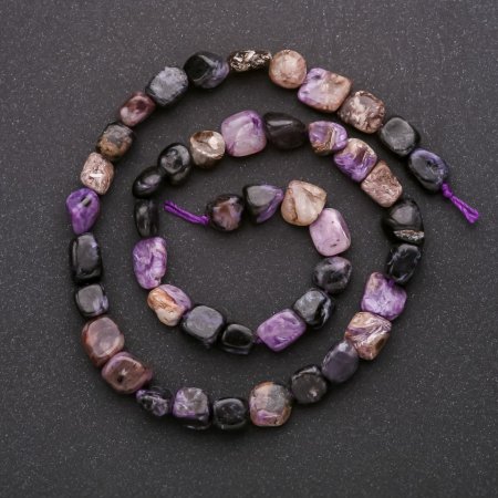 Charoite Beads, Faceted, 8 mm Diameter, 40 cm Length