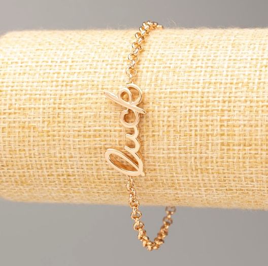 Bracelet Xuping Gold Plating 'Luck' 18K, length 20.5 cm, thickness 3 mm +
