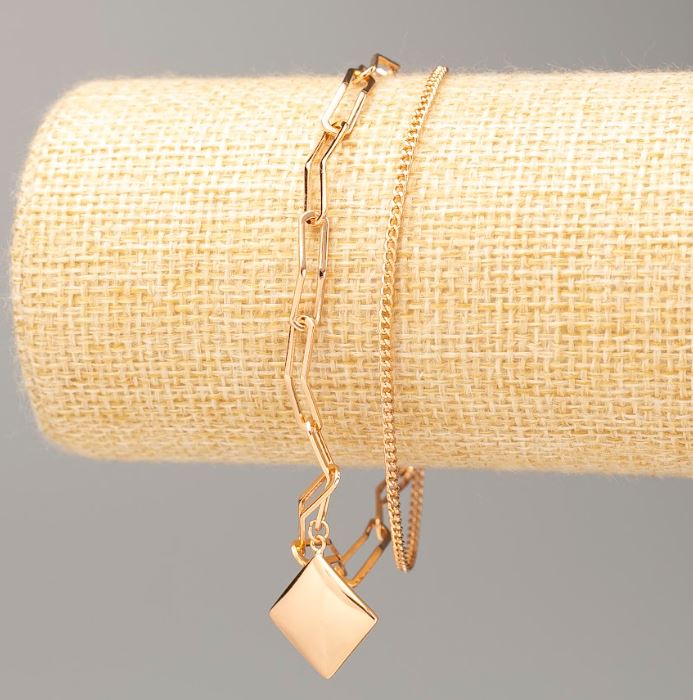 Xuping Bracelet 18K Gold Plating, length 17–21 cm, thickness 5 mm +