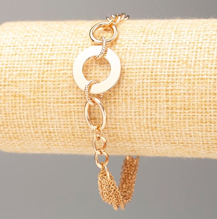Bracelet Xuping 18K Gold Plating, length 18–21 cm, thickness 5 mm +